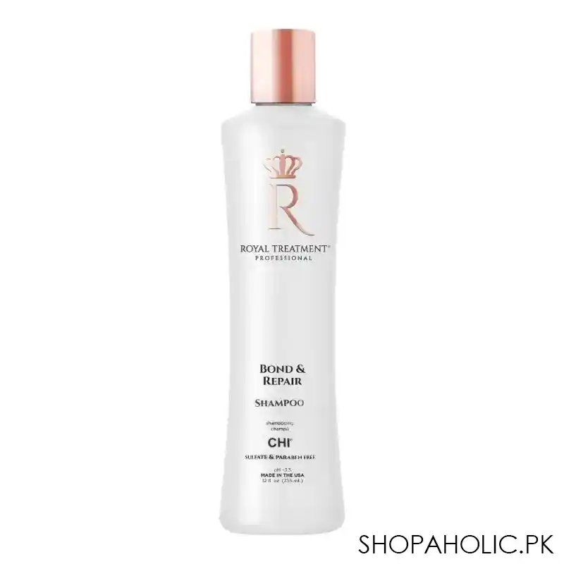 chi royal treatment bond & repair sulfate & paraben free shampoo, 355ml main image