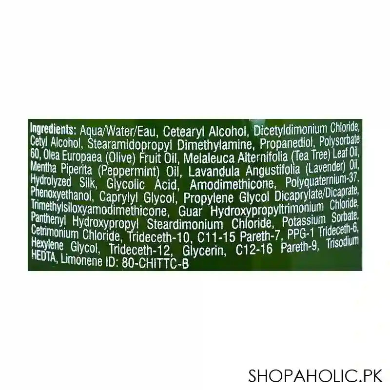 CHI Tea Tree Oil 92% Natural Paraben Free Conditioner, Paraben-Free, 739ml - Image 3