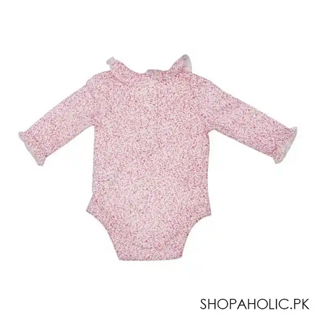 children's clothing romper set, dark red/grey/floral red, 3 pack, 393214 image2