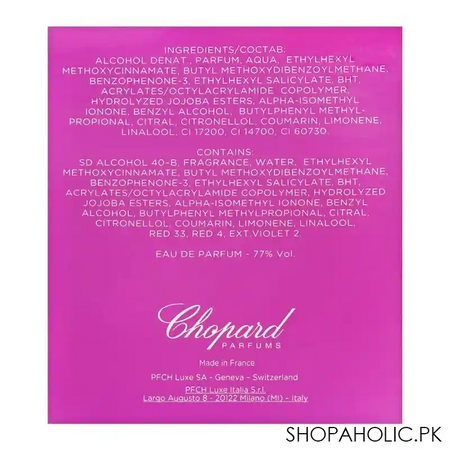 chopard happy spirit eau de parfum, fragrance for women, 75ml image3