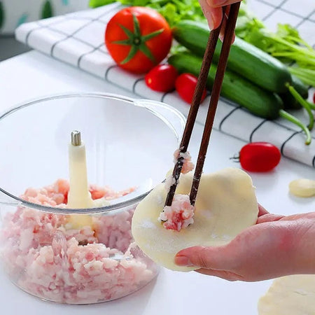 Manual Hand Press Chopper 1.5L