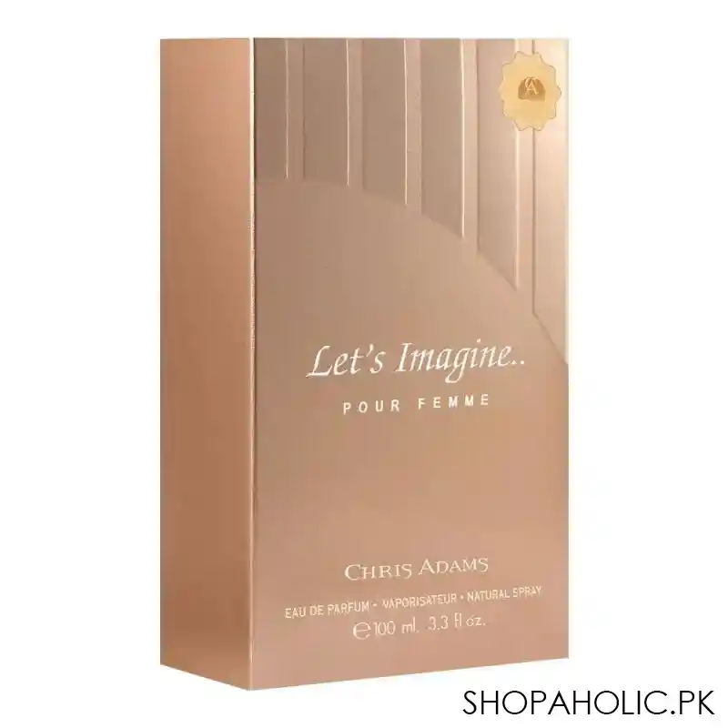chris adams let's imagine pour femme eau de parfum, for women, 100ml image2