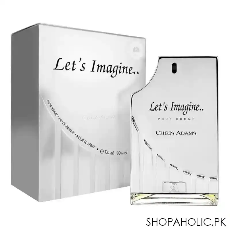 chris adams let's imagine pour homme eau de parfum, for men, 100ml main image