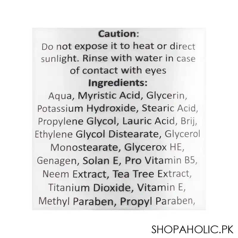 Christine Neem & Tea Tree Intense Skin Repair Face Wash, For All Skin Types, 110ml - Image 3