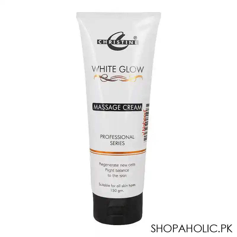Christine White Glow Massage Cream, Regenerate New Cells, Right Balance For All Skin Types, 150g - Main Image