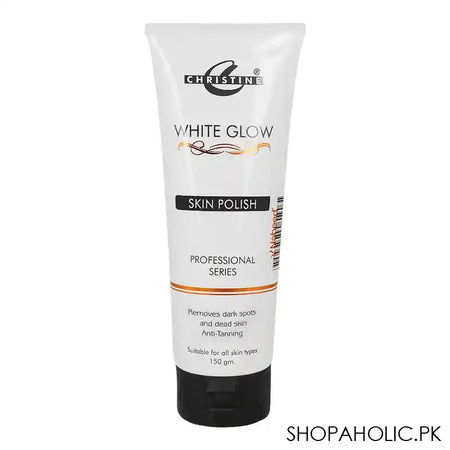 Christine White Glow Skin Polish, Removes Dark Spots, Dead Skin & Anti Tanning, All Skin Types, 150g - Main Image