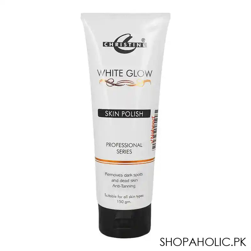 Christine White Glow Skin Polish, Removes Dark Spots, Dead Skin & Anti Tanning, All Skin Types, 150g - Main Image