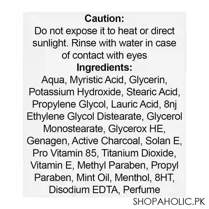 Christine Whitening Mint & Charcoal Extract Face Wash, Soothing & Cooling Effect, 110ml - Image 3