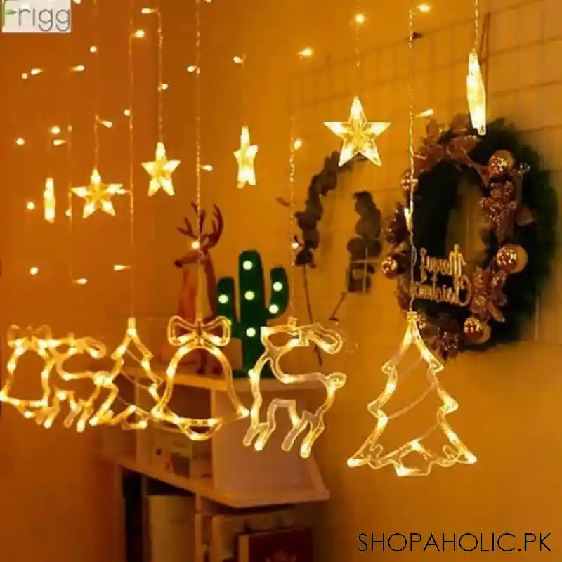 christmas garland outdoor string lights image3