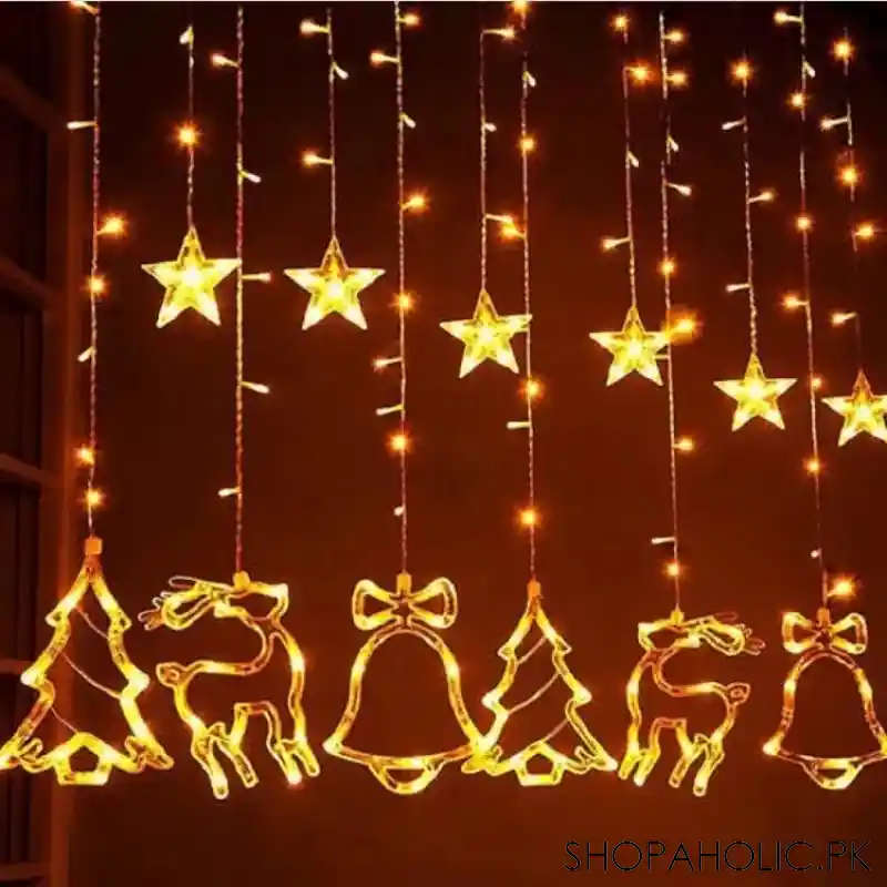 christmas garland outdoor string lights image4