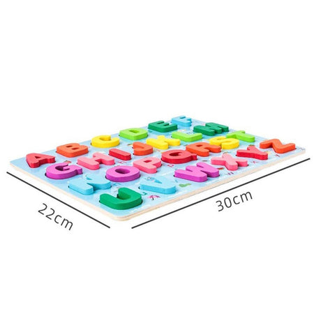 Chunky Capital ABC Wooden Puzzle