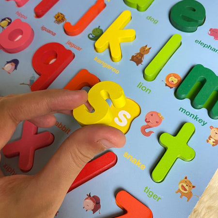 Chunky Small abc Wooden Puzzle