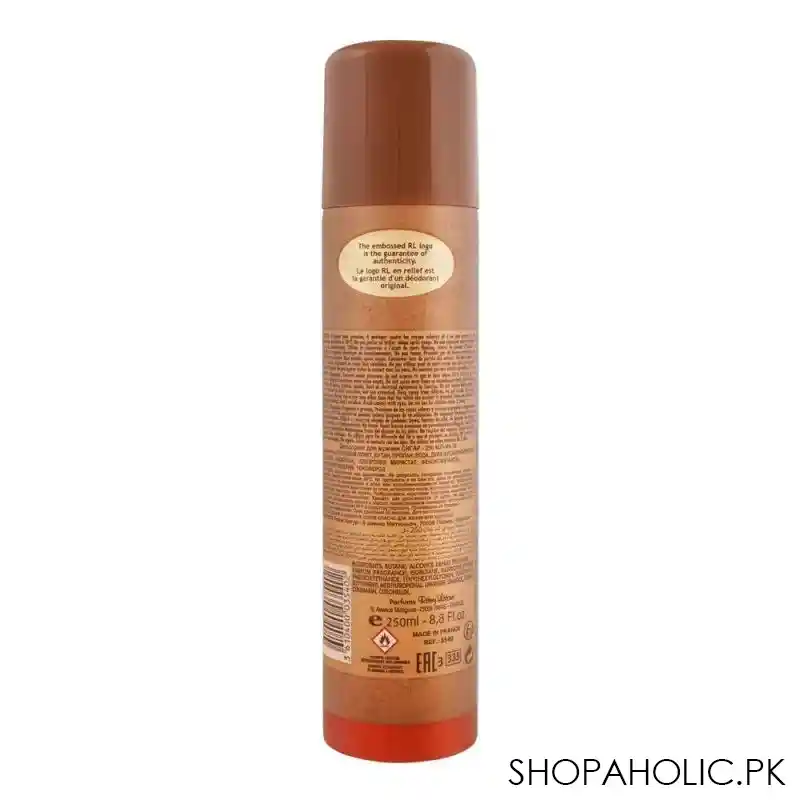 cigar for men deodorant spray, 200ml + 50ml free image2