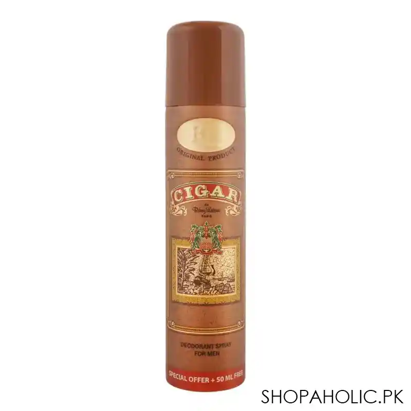 cigar for men deodorant spray, 200ml + 50ml free main image