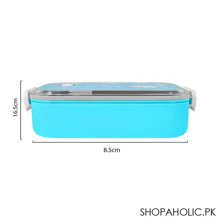 Cinnamoroll Plastic Lunch Box, Sky Blue, 6.5in (H) x 3.3in (W) x 1.6in (D), Tq29-3 - Image 2