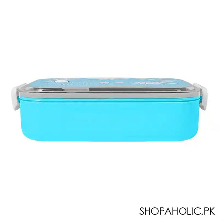 Cinnamoroll Plastic Lunch Box, Sky Blue, 6.5in (H) x 3.3in (W) x 1.6in (D), Tq29-3 - Image 4