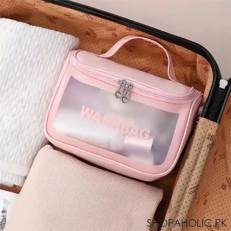 clamshell makeup travel bag image5