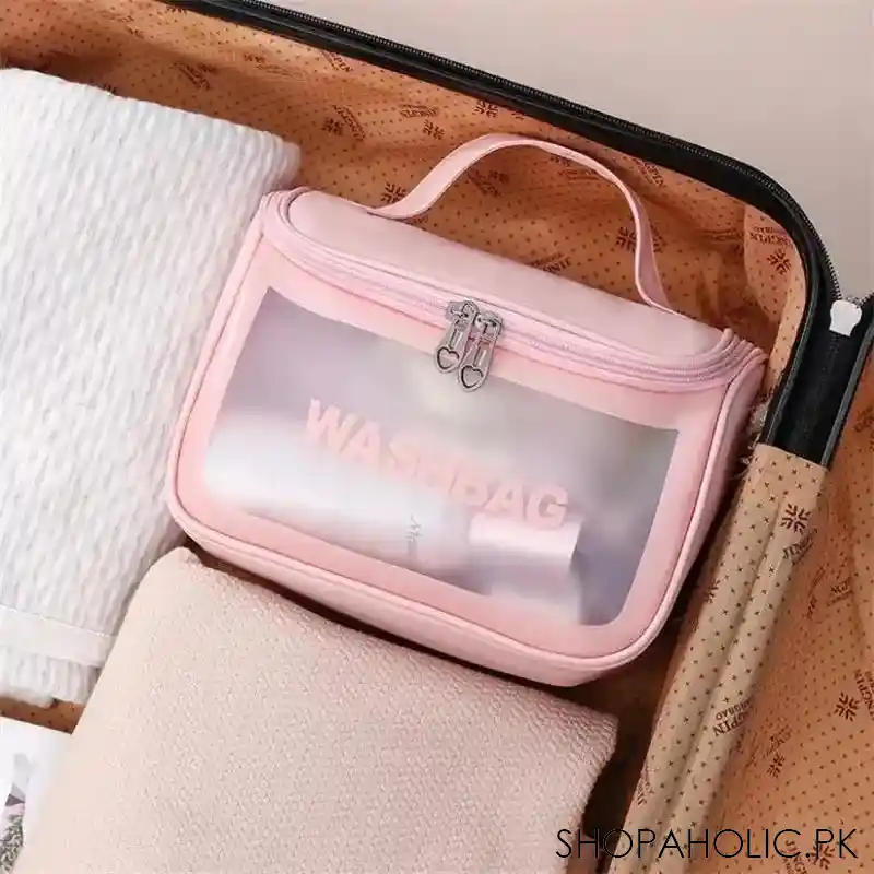 clamshell makeup travel bag image5