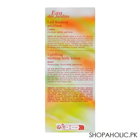 Clarins Eau Des Jardins, Uplifting Melting Body Lotion, 200ml - Image 4