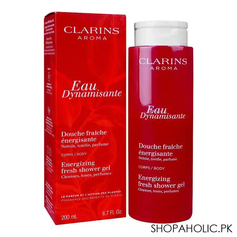 Clarins Eau Dynamisante Energizing, Fresh Shower Gel, 200ml - Main Image