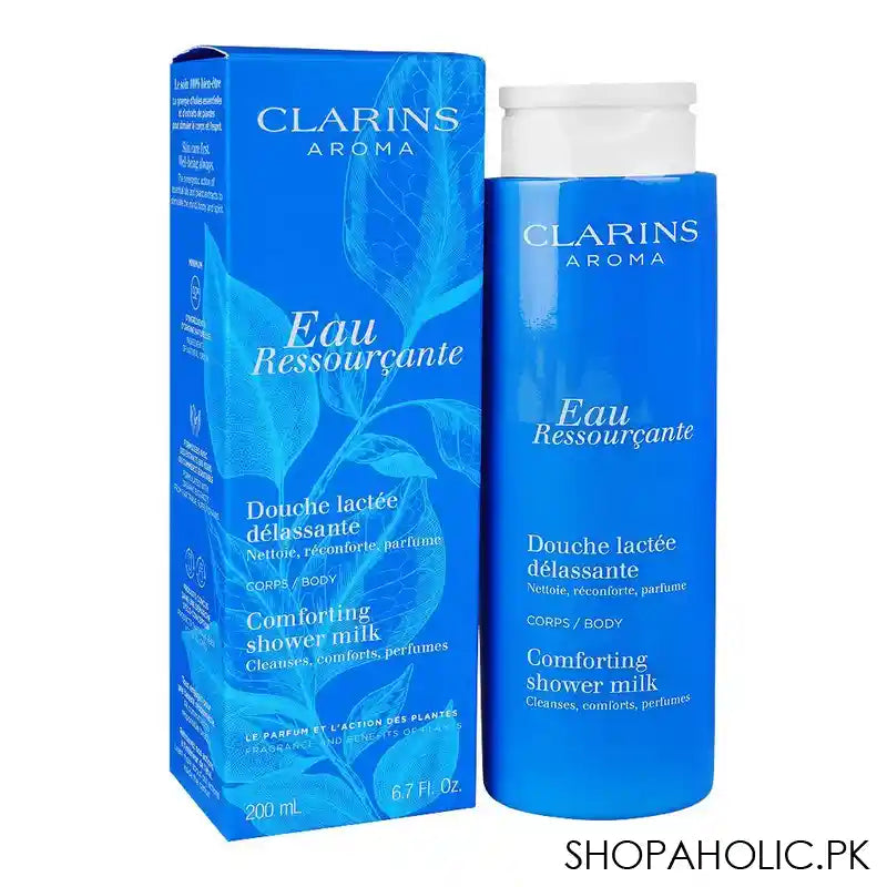 Clarins Eau Ressourcante Comforting Shower Milk, 200ml - Main Image