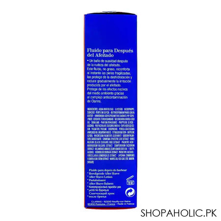 Clarins Men Fluide After Shave Soother, After Shaving, 75ml - Image 4