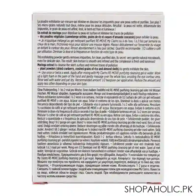 clarins my clarins re move radiance exfoliating powder, 40g image3