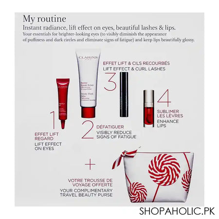 Clarins My Radiance Routine, Makeup Lips, Value Pack - Image 8