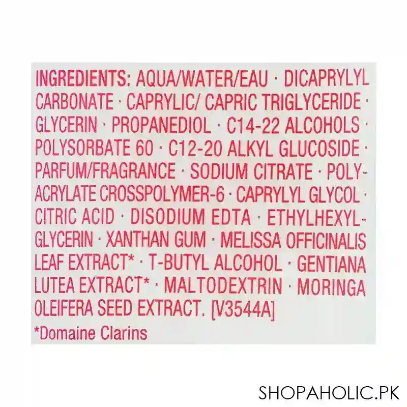 clarins paris alpine golden gentian & lemon balm extract velvet cleansing milk, 400ml image3