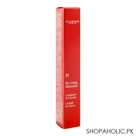 clarins paris be long length & curve mascara, 01 intense black image3