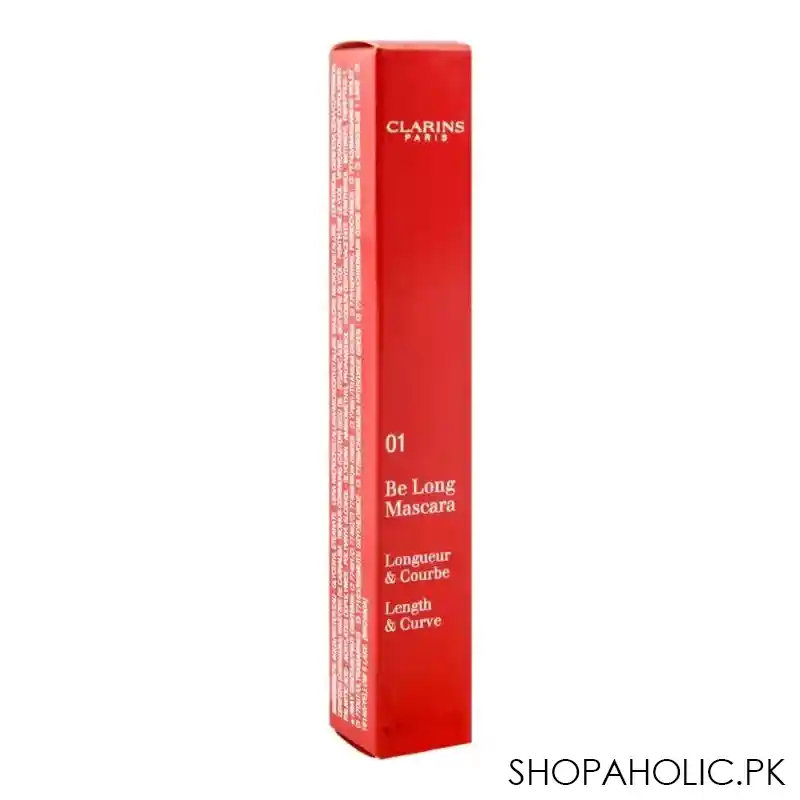 clarins paris be long length & curve mascara, 01 intense black image3