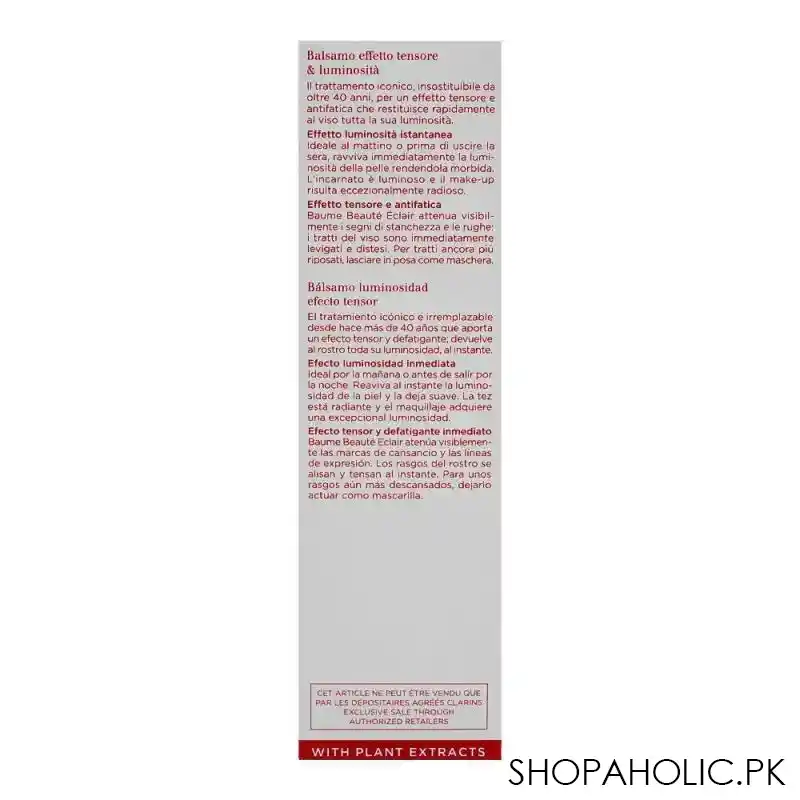 clarins paris beauty flash balm tightening & radiance boosting, 50ml image4