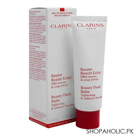 clarins paris beauty flash balm tightening & radiance boosting, 50ml main image