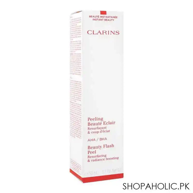 clarins paris beauty flash peel face gel, 50ml image2