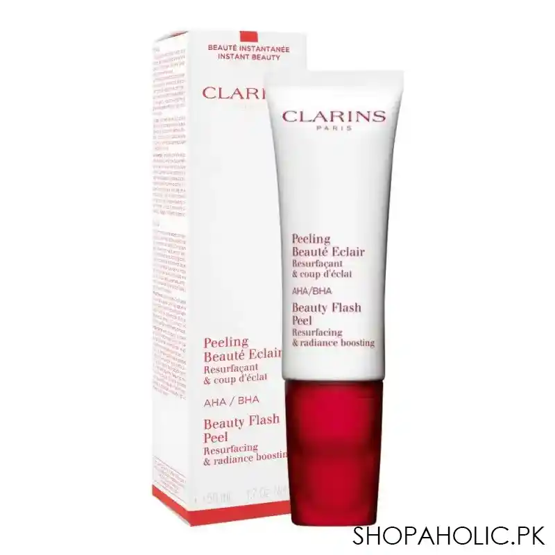 clarins paris beauty flash peel face gel, 50ml main image