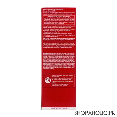 clarins paris body fit anti cellulite contouring expert, 200ml image3