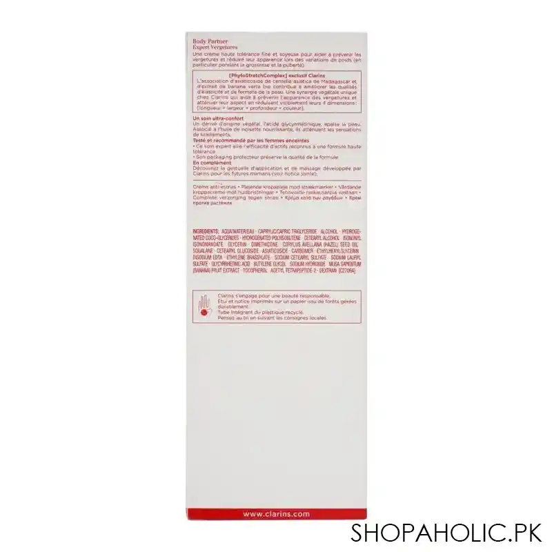 clarins paris body partner stretch mark expert, 175ml image4