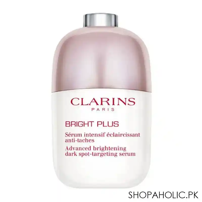 clarins paris bright plus advanced brightening dark spot targeting serum, 30ml main image