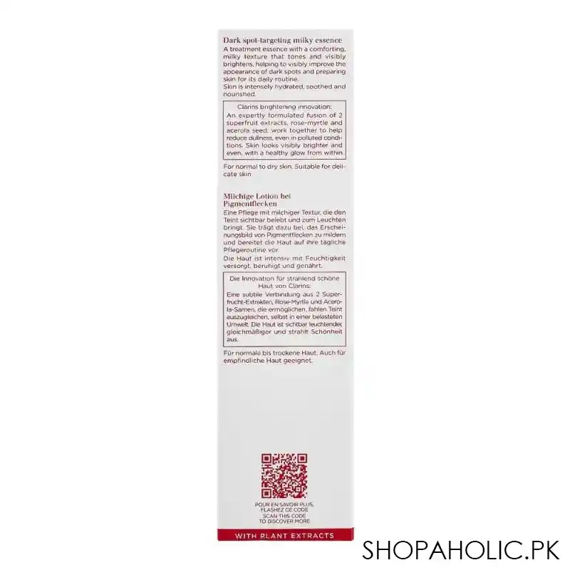 clarins paris bright plus dark spot targeting milky essence, 200ml image5