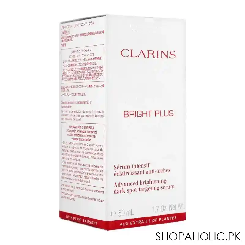 clarins paris bright plus dark spot targeting serum, 50ml image2