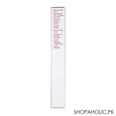 clarins paris brow duo, defines & fixes brows, 01 tawny blond image3