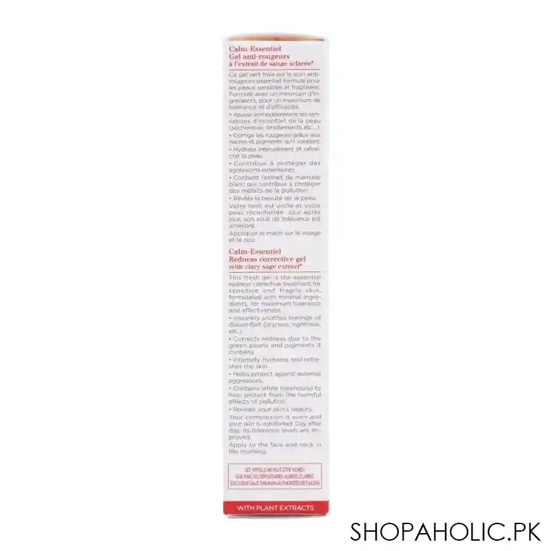 clarins paris calm essentiel redness corrective gel, with clary sage extract, 30ml image4