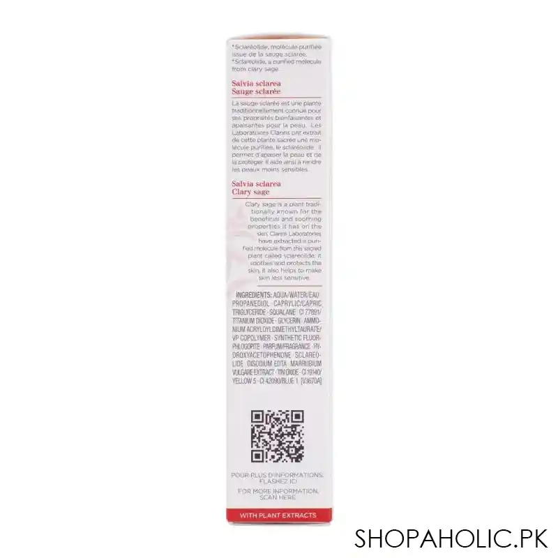 clarins paris calm essentiel redness corrective gel, with clary sage extract, 30ml image5