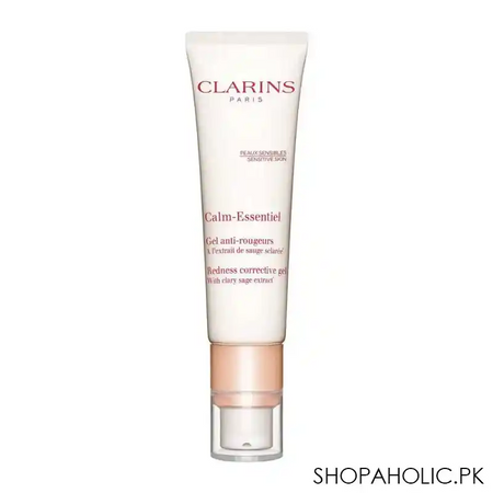 clarins paris calm essentiel redness corrective gel, with clary sage extract, 30ml main image