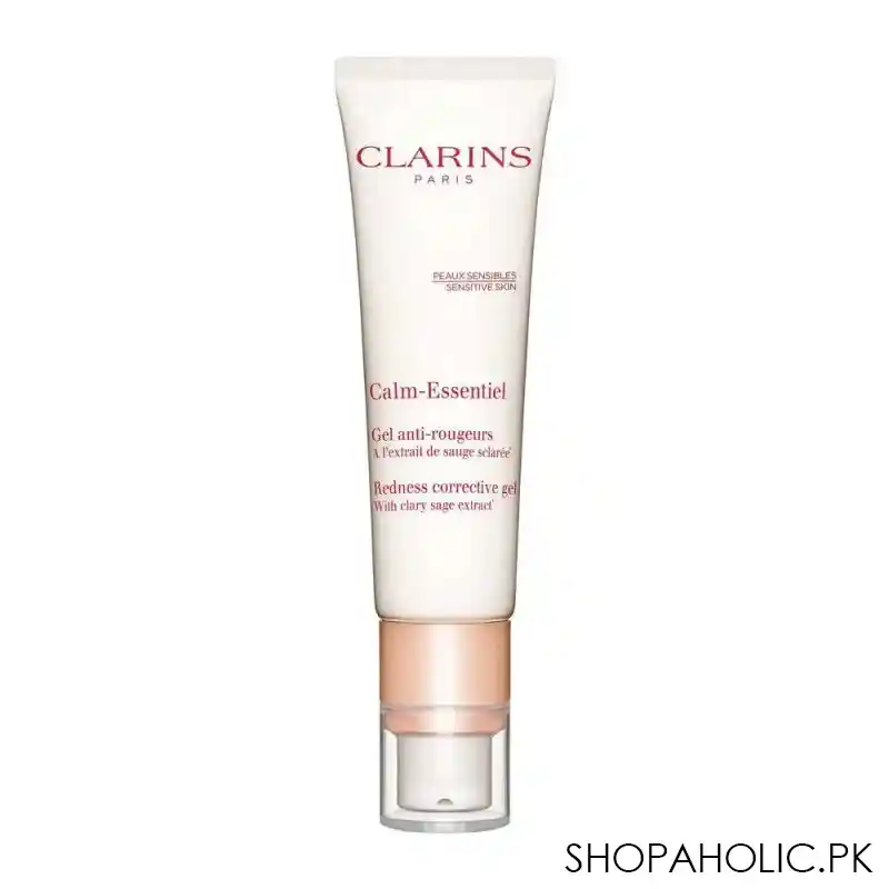 clarins paris calm essentiel redness corrective gel, with clary sage extract, 30ml main image