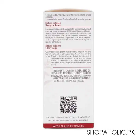 clarins paris calm essentiel restoring treatment oil, with clary sage extract, 30ml image4