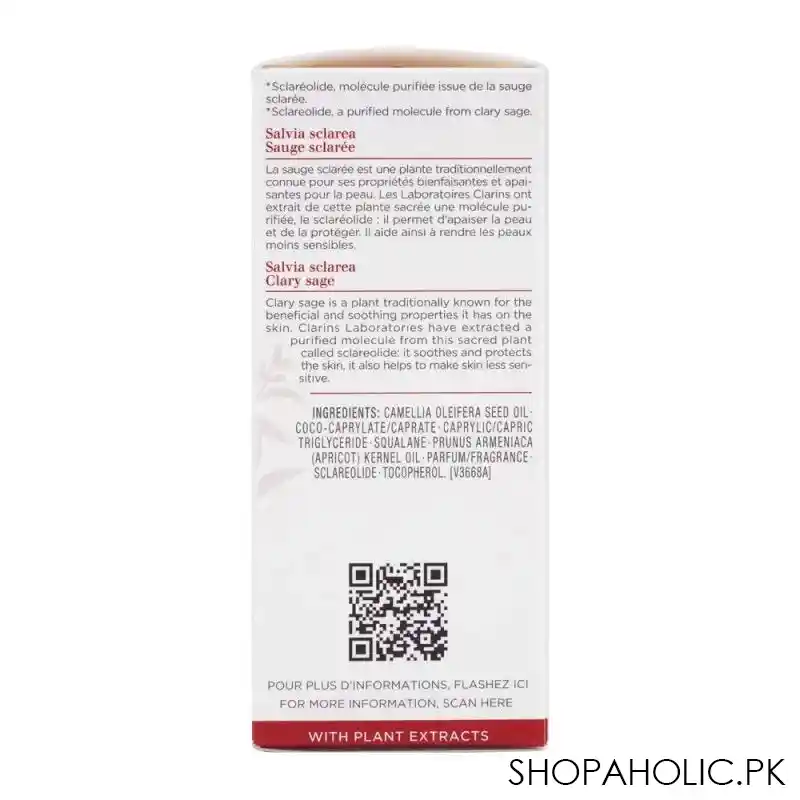 clarins paris calm essentiel restoring treatment oil, with clary sage extract, 30ml image4