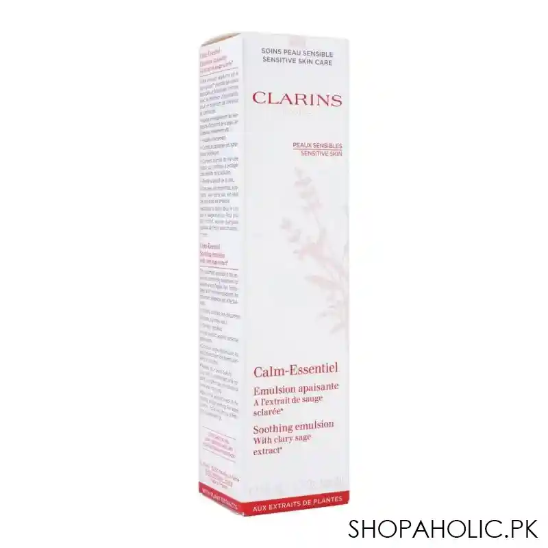 clarins paris calm essentiel soothing emulsion, with clary sage extract, 50ml image2