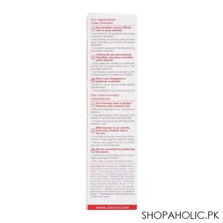 clarins paris calm essentiel soothing emulsion, with clary sage extract, 50ml image3
