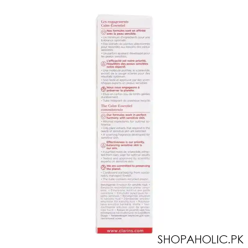 clarins paris calm essentiel soothing emulsion, with clary sage extract, 50ml image3